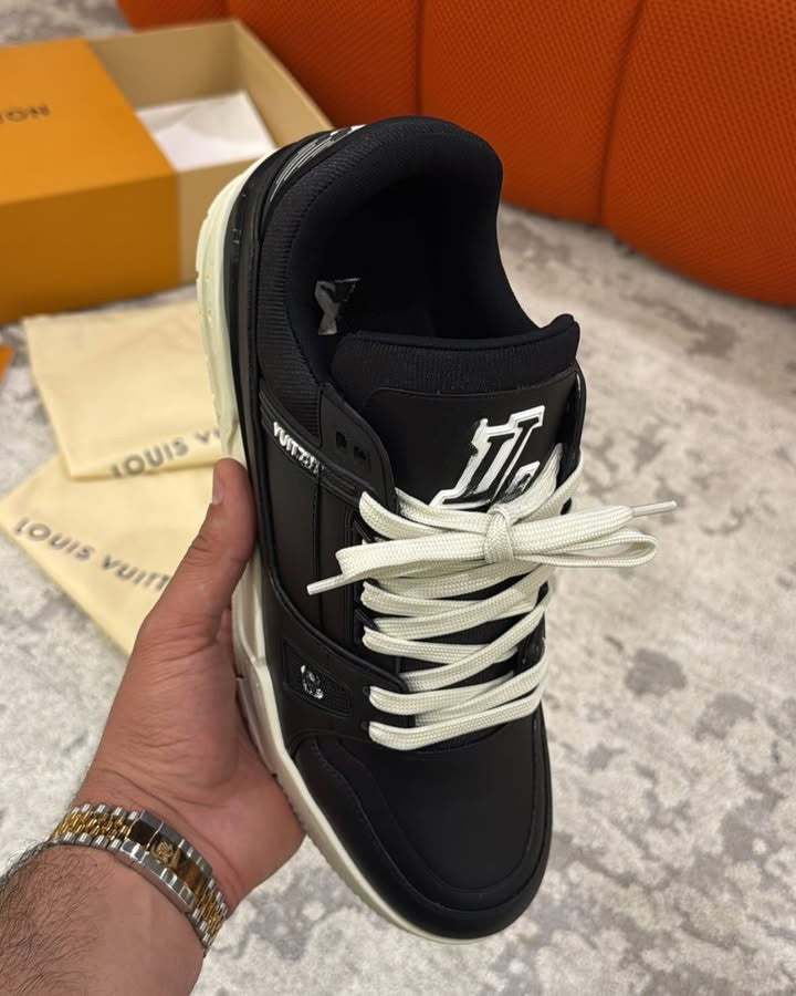 Louis Black & Cream Shoes
