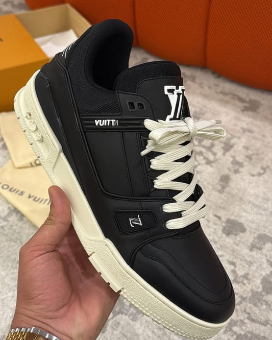 Louis Black & Cream Shoes